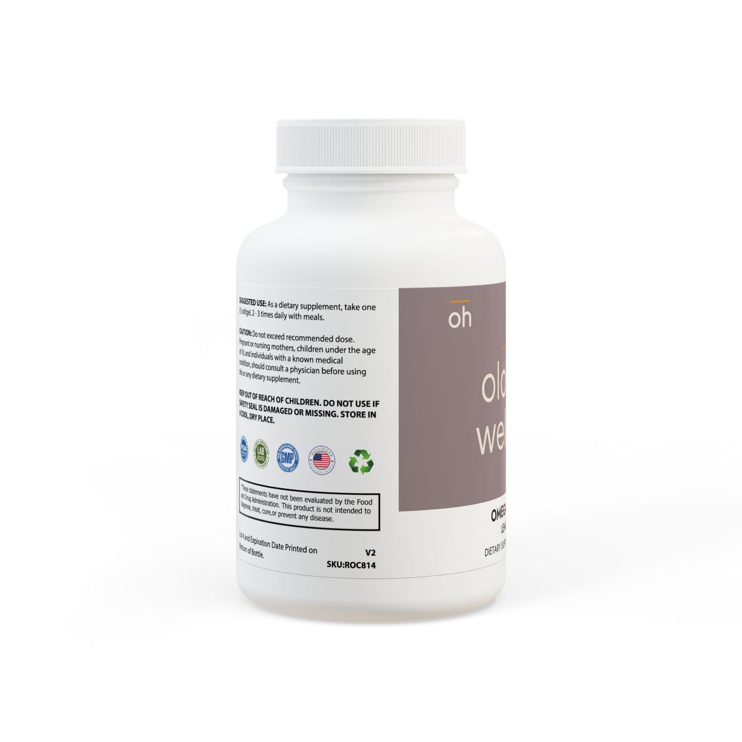 Omega 3 Fish Oil Supplement (60 Softgels)